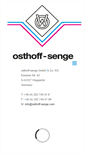 Mobile Screenshot of osthoff-senge.com